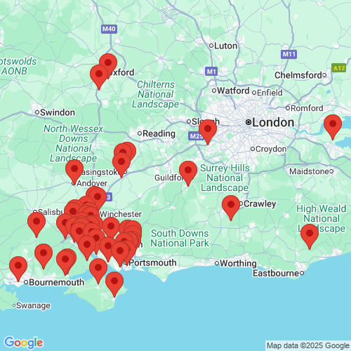 Map of Recent Inspections