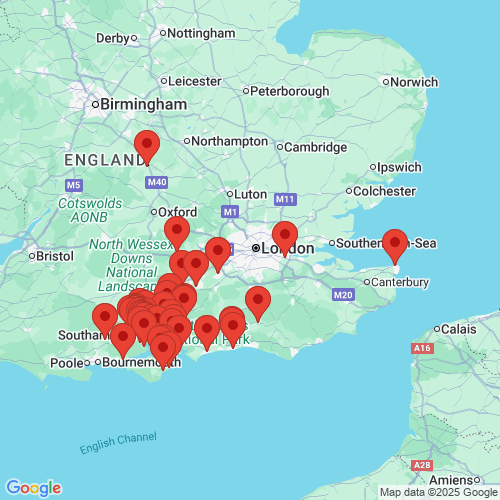 Map of Recent Inspections