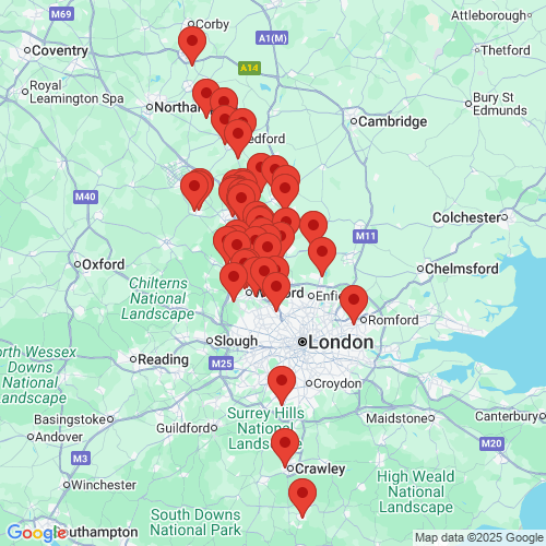 Map of Recent Inspections
