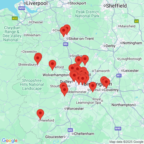 Map of Recent Inspections