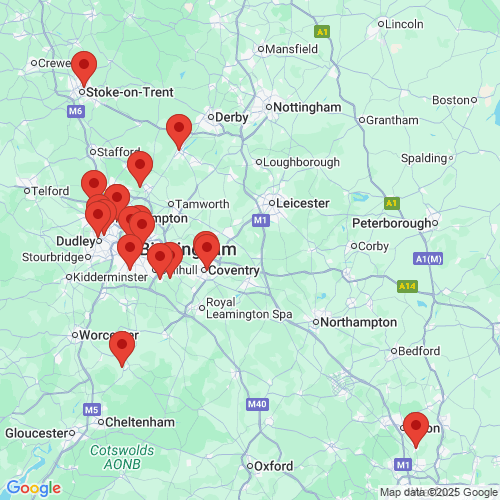 Map of Recent Inspections