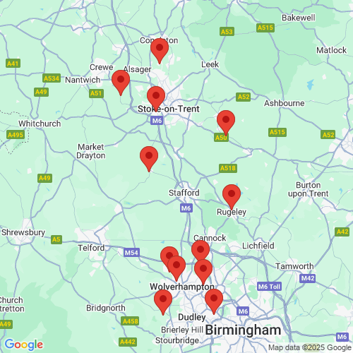 Map of Recent Inspections
