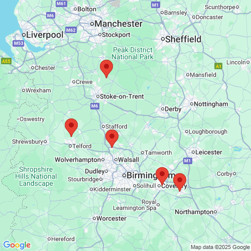 Map of Recent Inspections