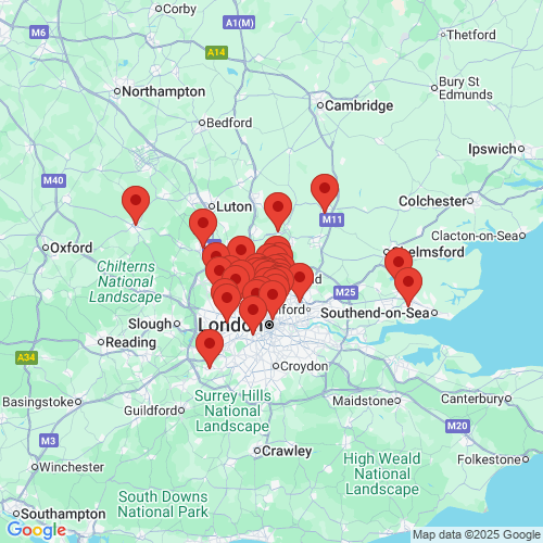 Map of Recent Inspections