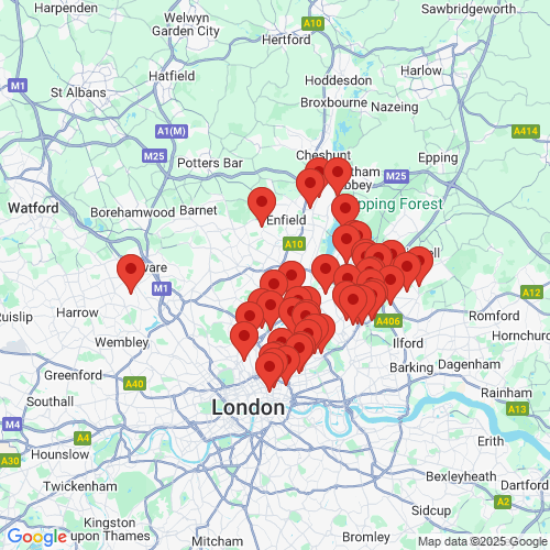 Map of Recent Inspections