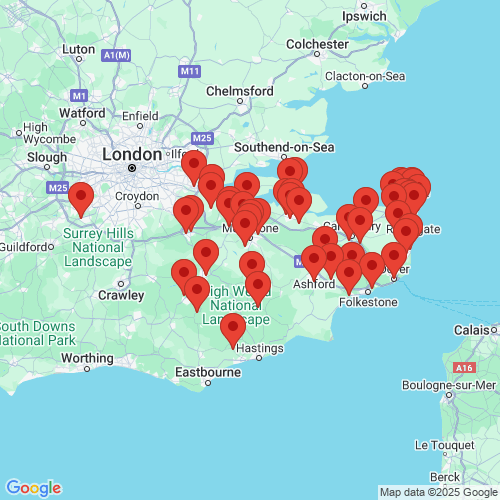 Map of Recent Inspections