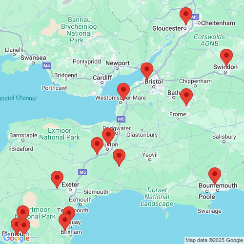 Map of Recent Inspections