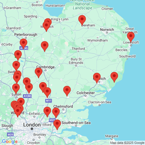 Map of Recent Inspections