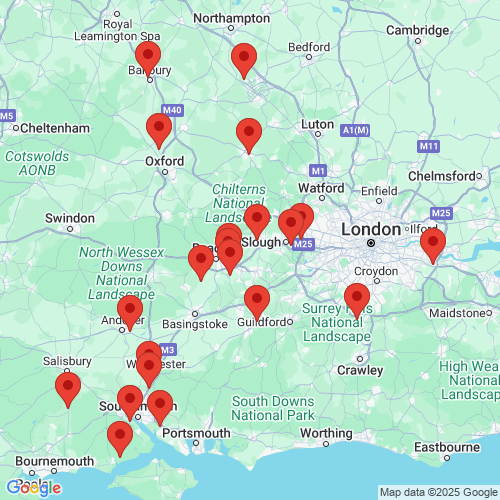 Map of Recent Inspections