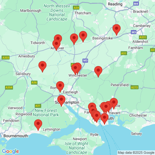 Map of Recent Inspections