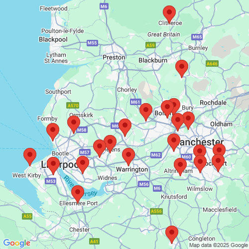 Map of Recent Inspections