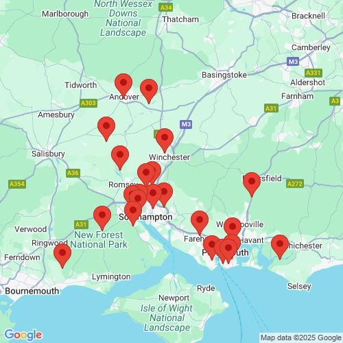 Map of Recent Inspections