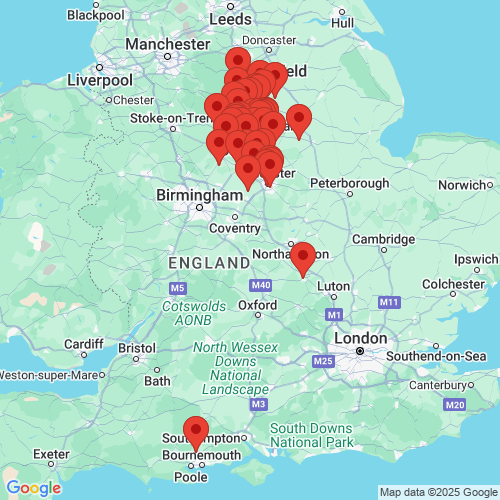 Map of Recent Inspections