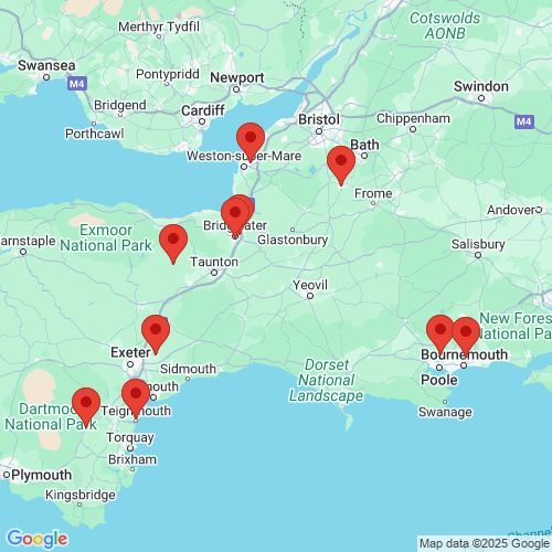 Map of Recent Inspections