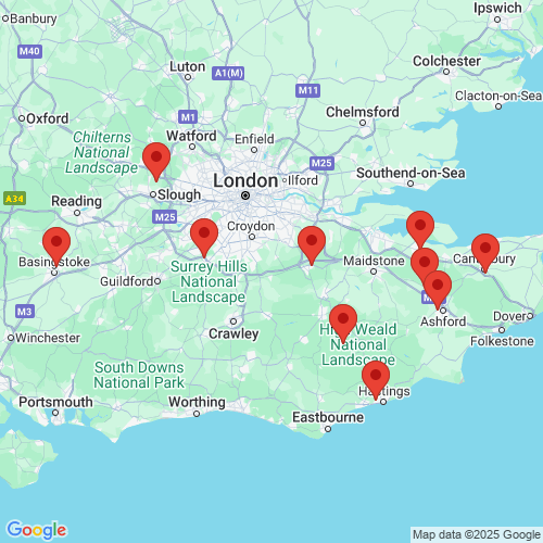 Map of Recent Inspections