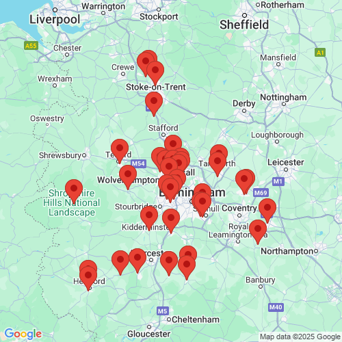 Map of Recent Inspections