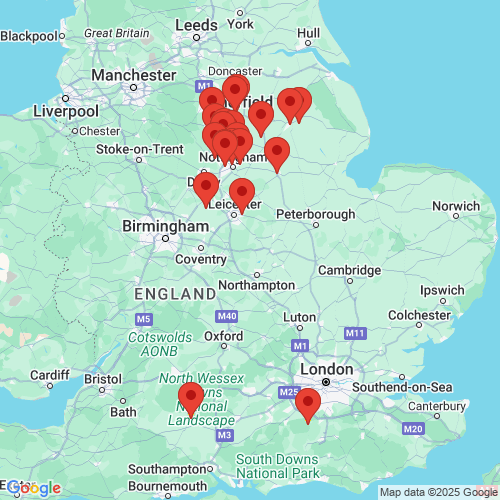 Map of Recent Inspections