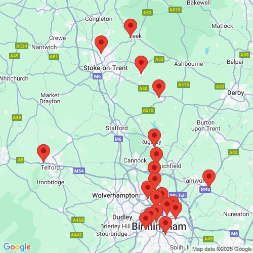 Map of Recent Inspections