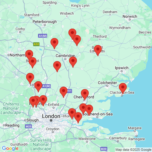 Map of Recent Inspections