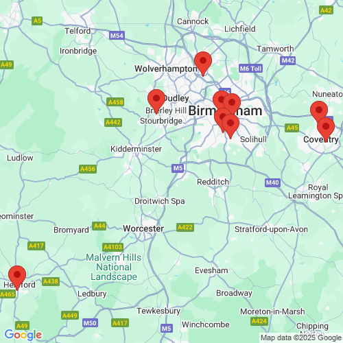 Map of Recent Inspections