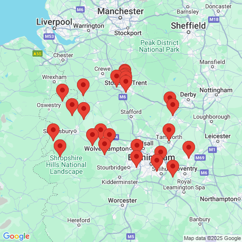 Map of Recent Inspections
