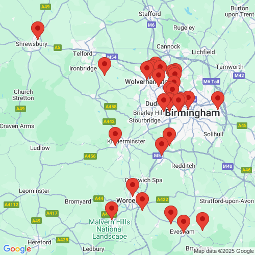 Map of Recent Inspections