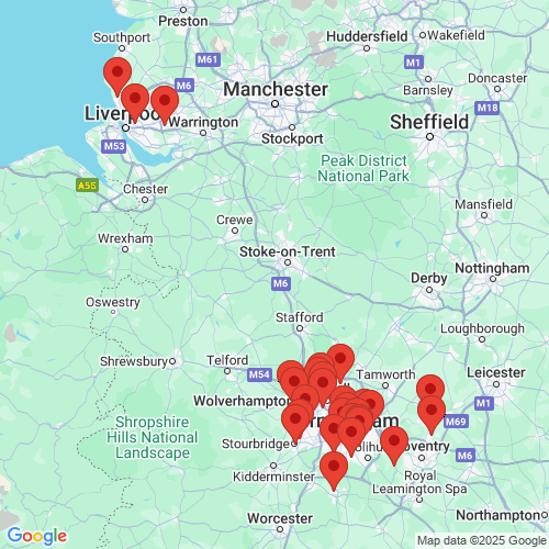 Map of Recent Inspections