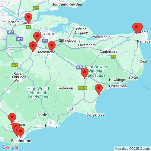 Map of Recent Inspections