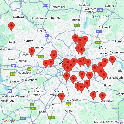 Map of Recent Inspections