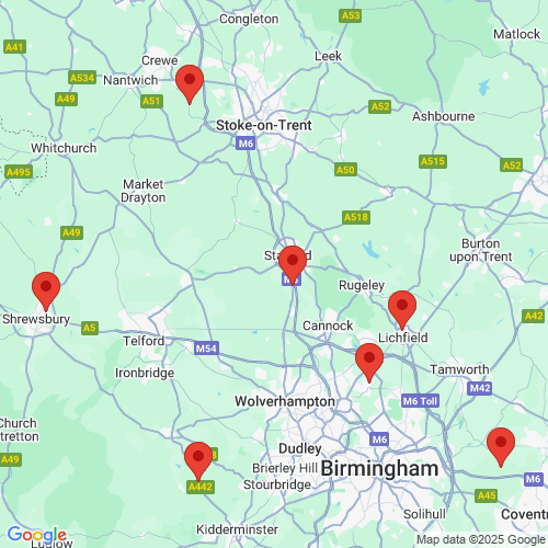 Map of Recent Inspections