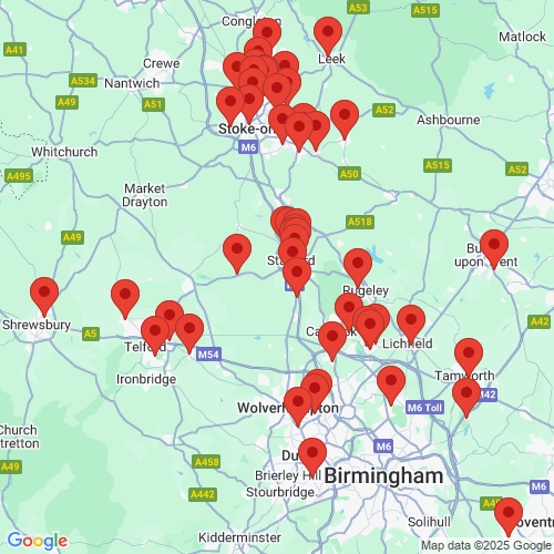 Map of Recent Inspections