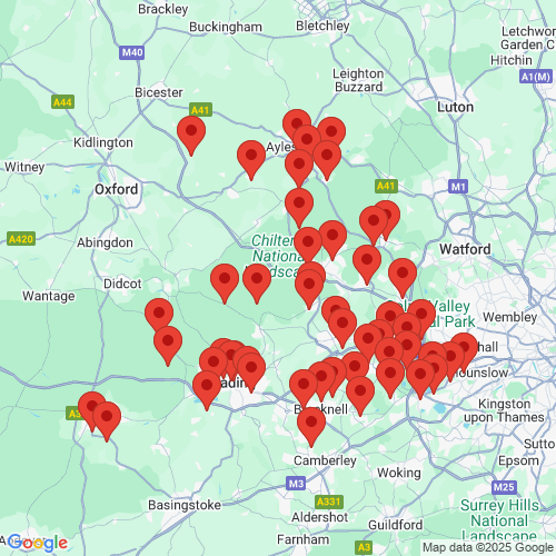 Map of Recent Inspections