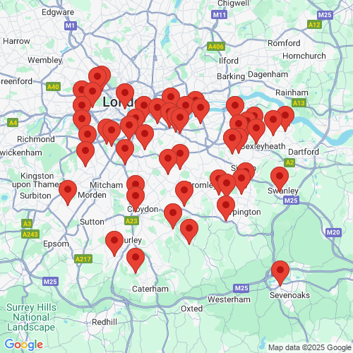 Map of Recent Inspections