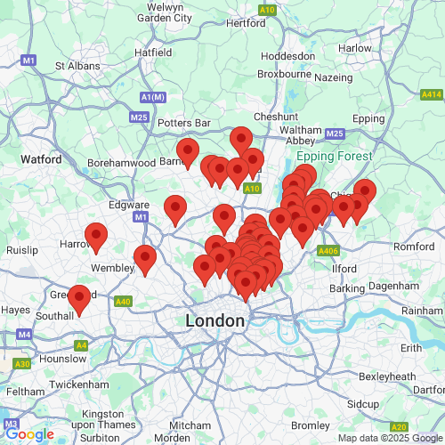 Map of Recent Inspections