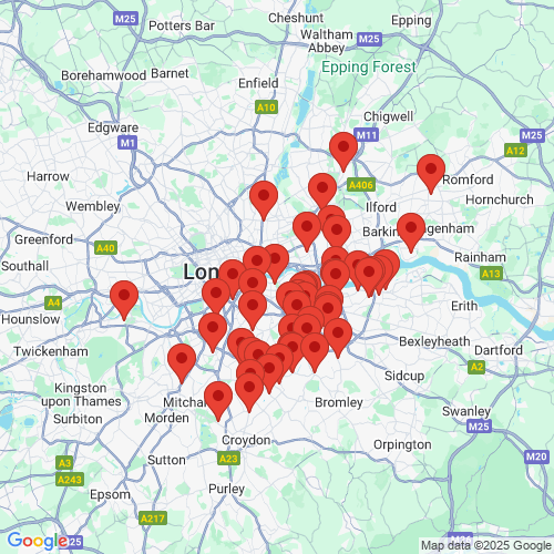 Map of Recent Inspections
