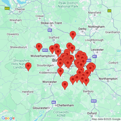 Map of Recent Inspections