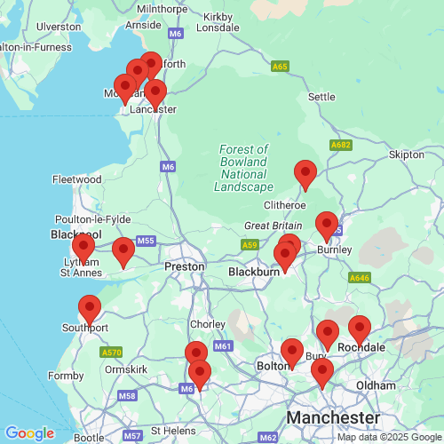 Map of Recent Inspections