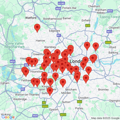 Map of Recent Inspections