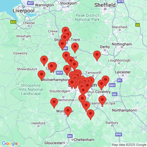 Map of Recent Inspections