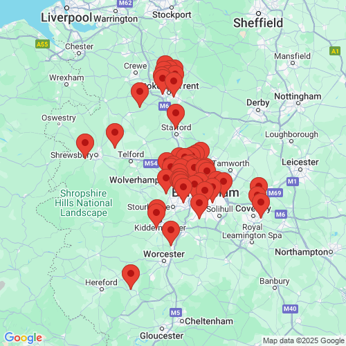 Map of Recent Inspections