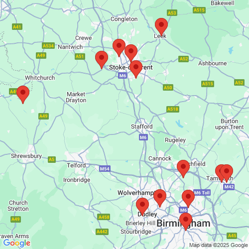 Map of Recent Inspections