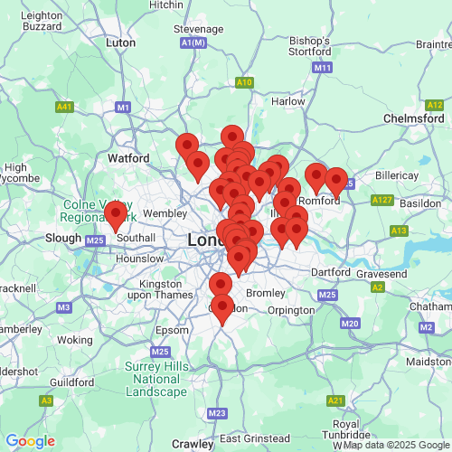 Map of Recent Inspections