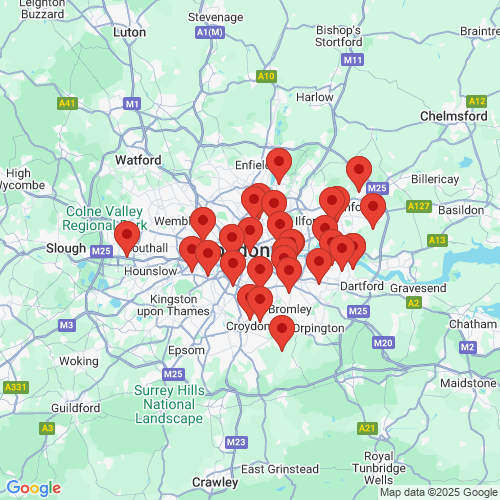 Map of Recent Inspections