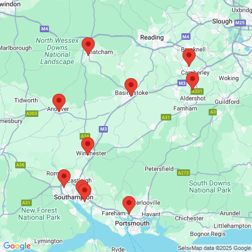 Map of Recent Inspections