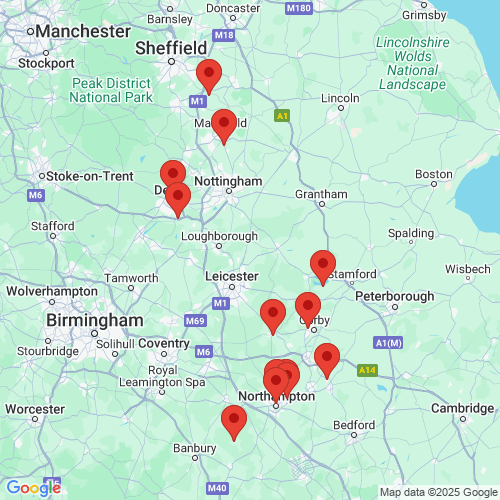 Map of Recent Inspections