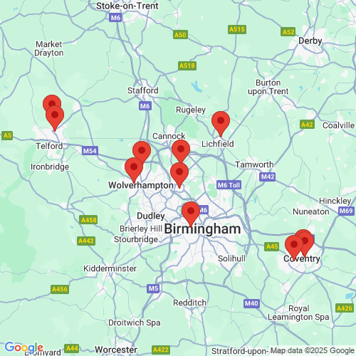 Map of Recent Inspections