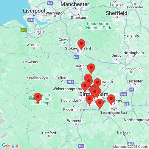 Map of Recent Inspections