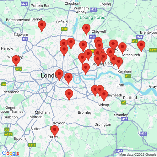 Map of Recent Inspections