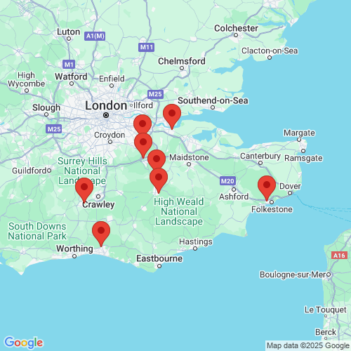Map of Recent Inspections