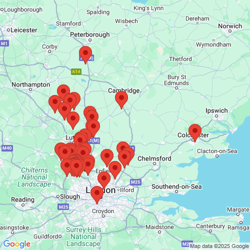 Map of Recent Inspections